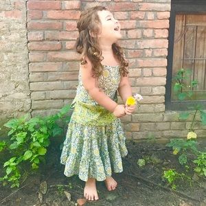 Anokhi girls two piece outfit